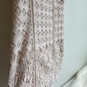 Alison New York Cream colored lace dress. New with Tags